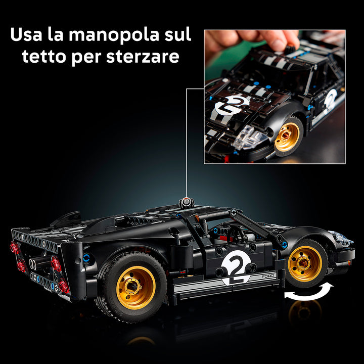 LEGO 42223 AUTO DA CORSA FORD GT40 MKII 1966