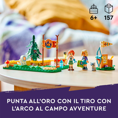 LEGO 42622 FRIENDS TIRO CON L'ARCO AL CAMPO AVVENTURE