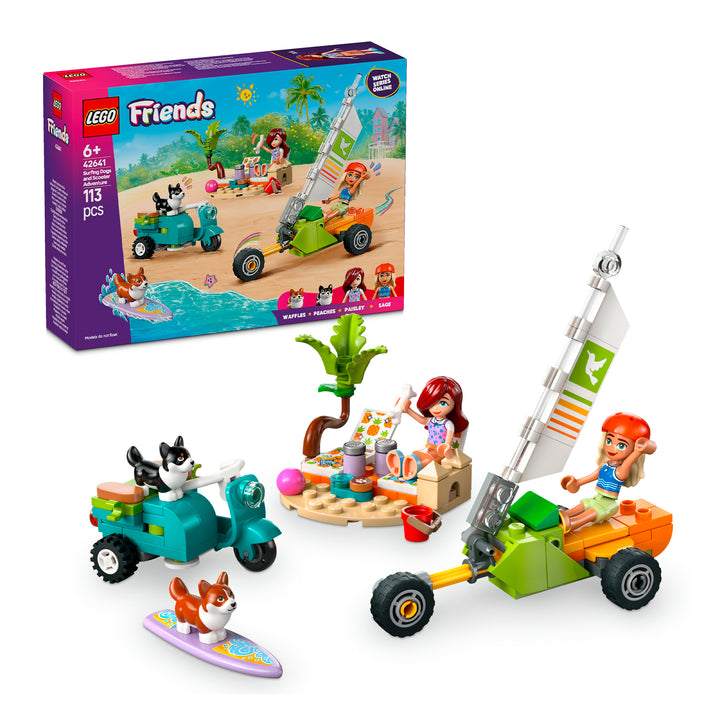 LEGO 42641 AVVENTURE CANINE SU WINDSKATE E SIDECAR
