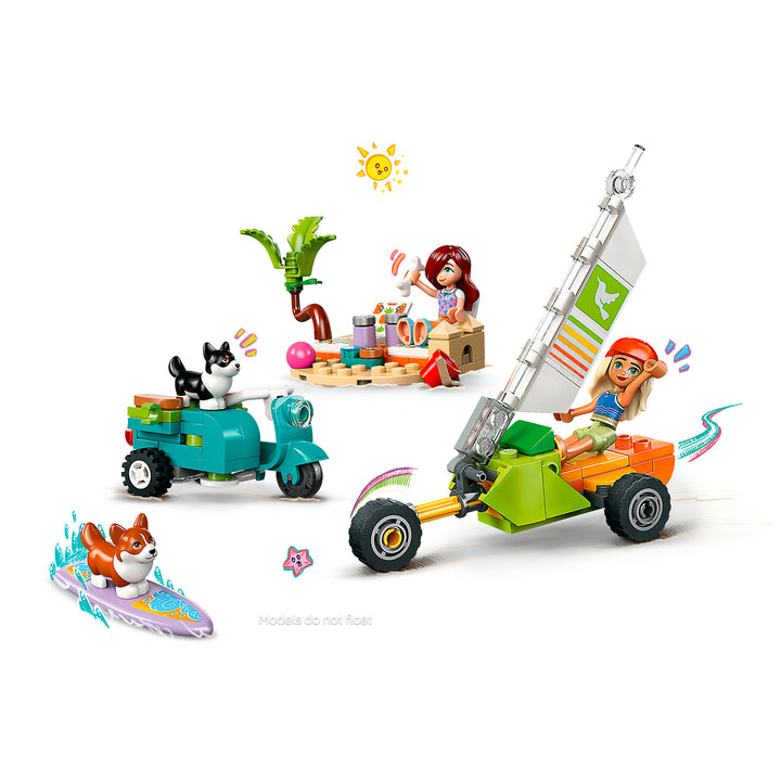 LEGO 42641 AVVENTURE CANINE SU WINDSKATE E SIDECAR