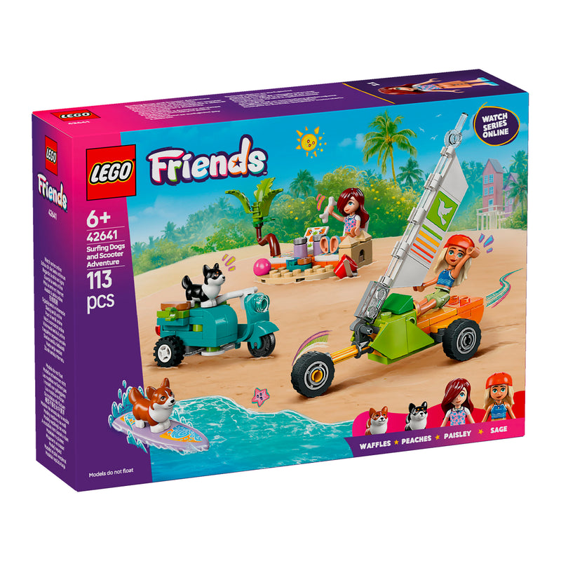 LEGO 42641 FRIENDS AVVENTURE CANINE SU WINDSKATE E SIDECAR