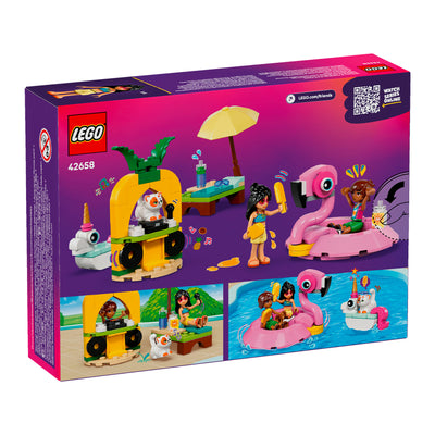 LEGO 42658 POOL PARTY CON UNICORNO E FENICOTTERO