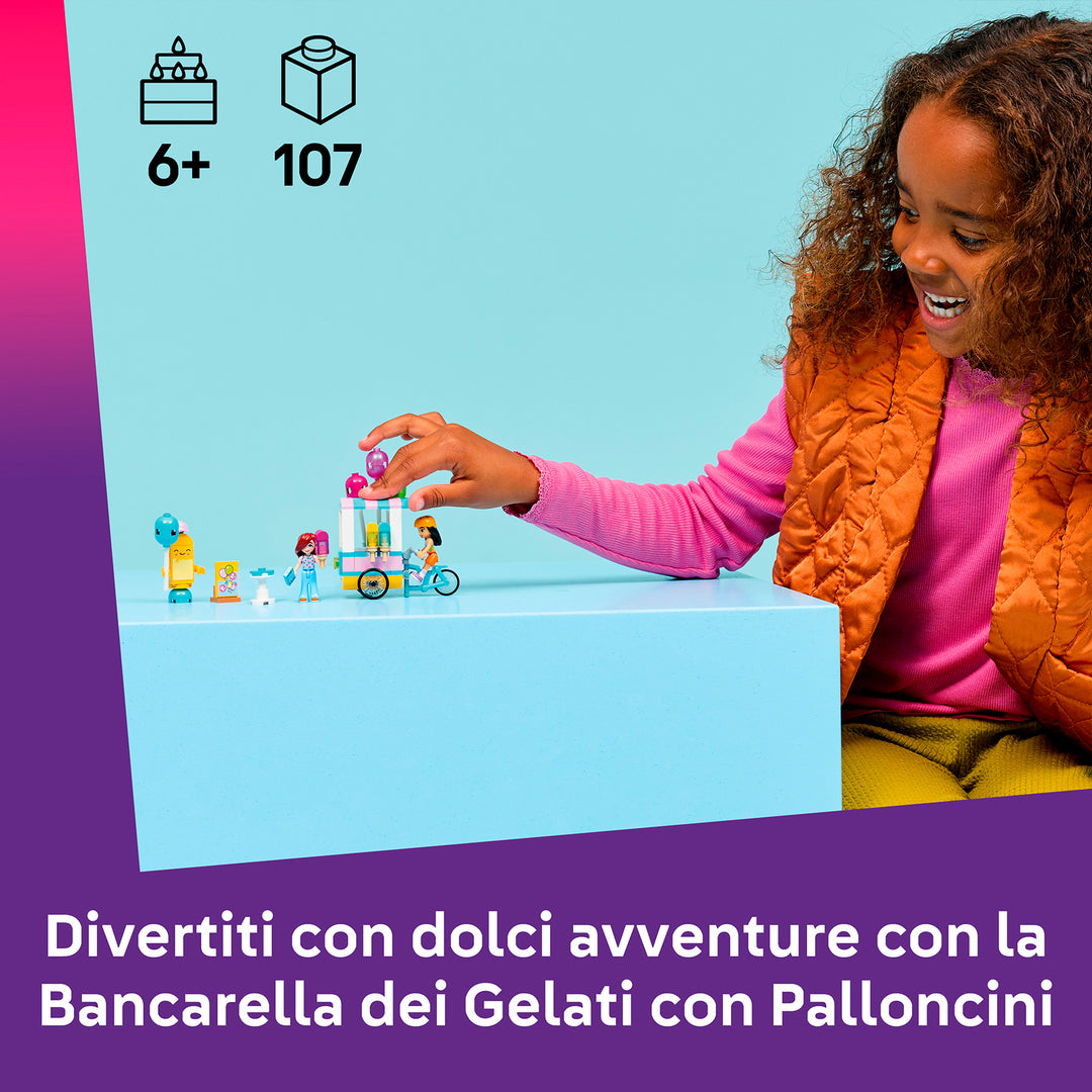 LEGO 42692 BANCARELLA DEI GELATI CON PALLONCINI