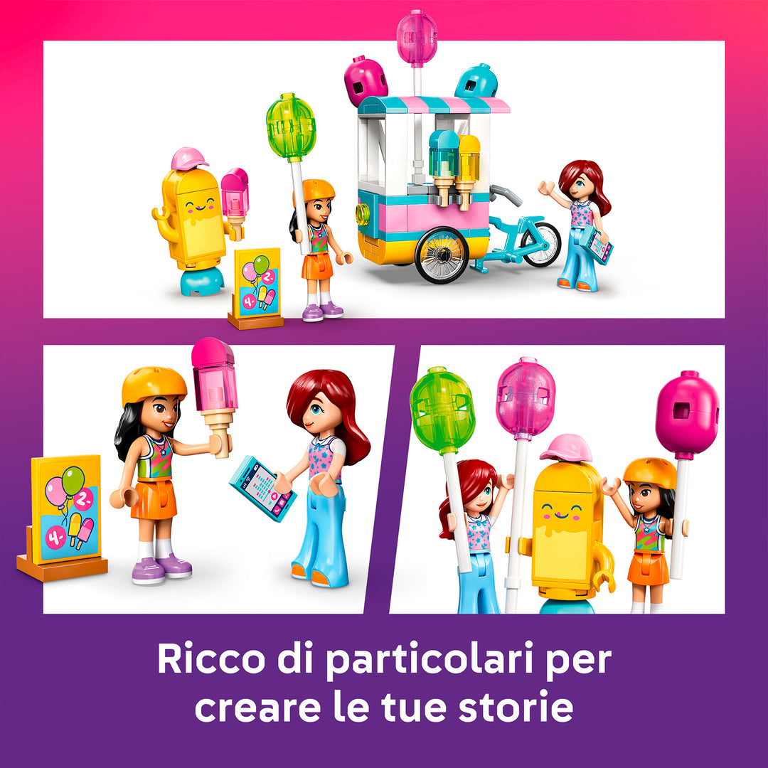 LEGO 42692 BANCARELLA DEI GELATI CON PALLONCINI