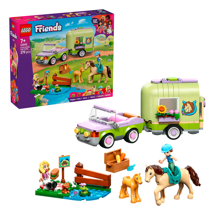 LEGO 42695 RIMORCHIO PER CAVALLO E PULEDRO