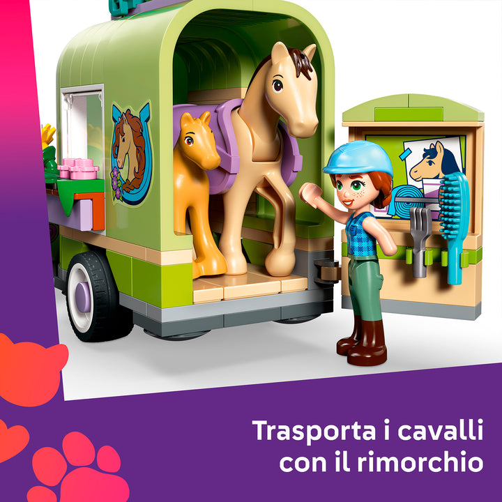 LEGO 42695 RIMORCHIO PER CAVALLO E PULEDRO
