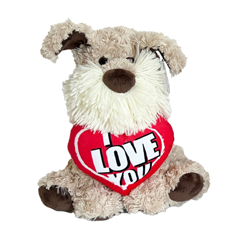 PELUCHE CAGNOLINO CON CUORE 24CM