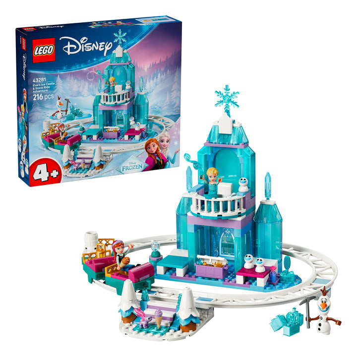 LEGO 43281 CASTELLO DI GHIACCIO DI ELSA E AVVENTURA SULLA NEVE