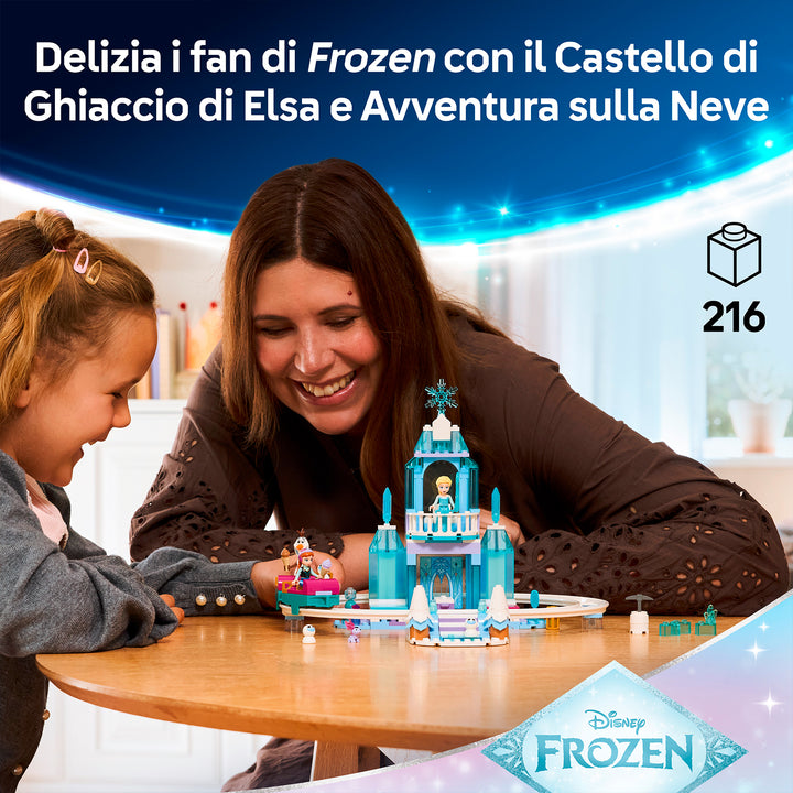 LEGO 43281 CASTELLO DI GHIACCIO DI ELSA E AVVENTURA SULLA NEVE