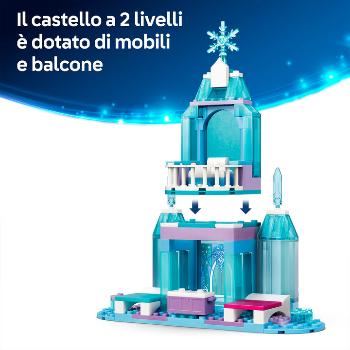 LEGO 43281 CASTELLO DI GHIACCIO DI ELSA E AVVENTURA SULLA NEVE