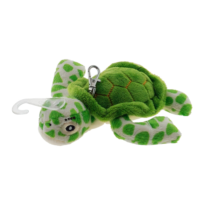 PELUCHE TARTARUGA CON PORTACHIAVI 11CM