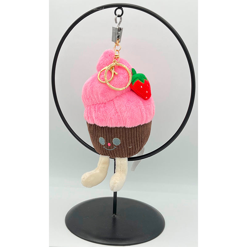 PELUCHE CUPCAKE CON PORTACHIAVI 13CM