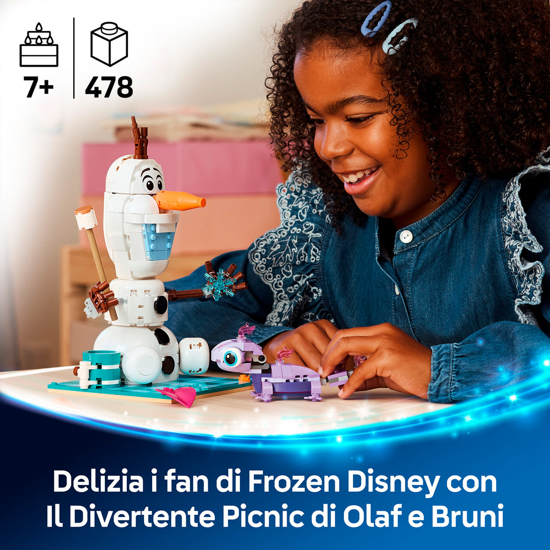 LEGO 43287 IL DIVERTENTE PICNIC DI OLAF E BRUNI