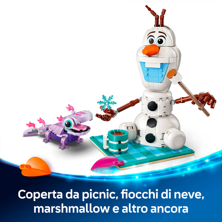 LEGO 43287 IL DIVERTENTE PICNIC DI OLAF E BRUNI