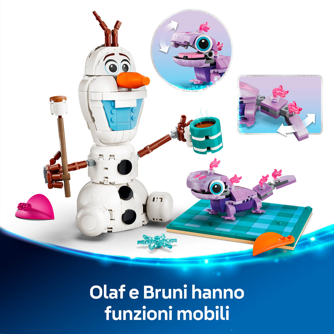 LEGO 43287 IL DIVERTENTE PICNIC DI OLAF E BRUNI