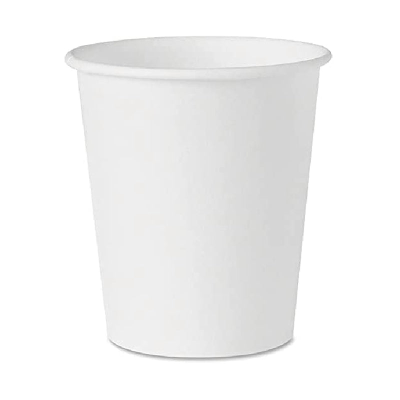 50 BICCHIERI BIANCHI IN CARTA 200 ML