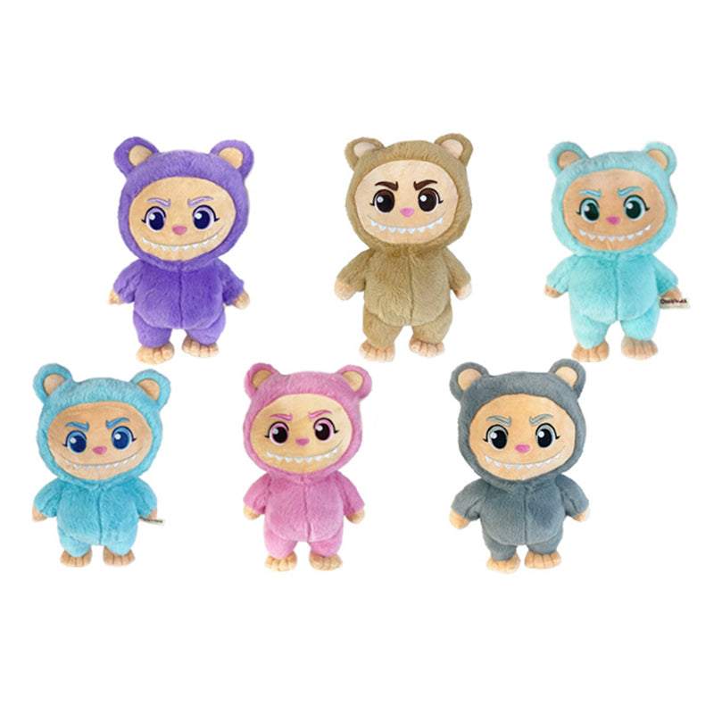 PELUCHE ONIKUMA IN PIEDI CON VISO RICAMATO 37CM