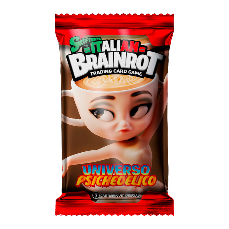 SKIFIDOL ITALIAN BRAINROT UNIVERSO PSICHEDELICO - BUSTINA 7 CARTE