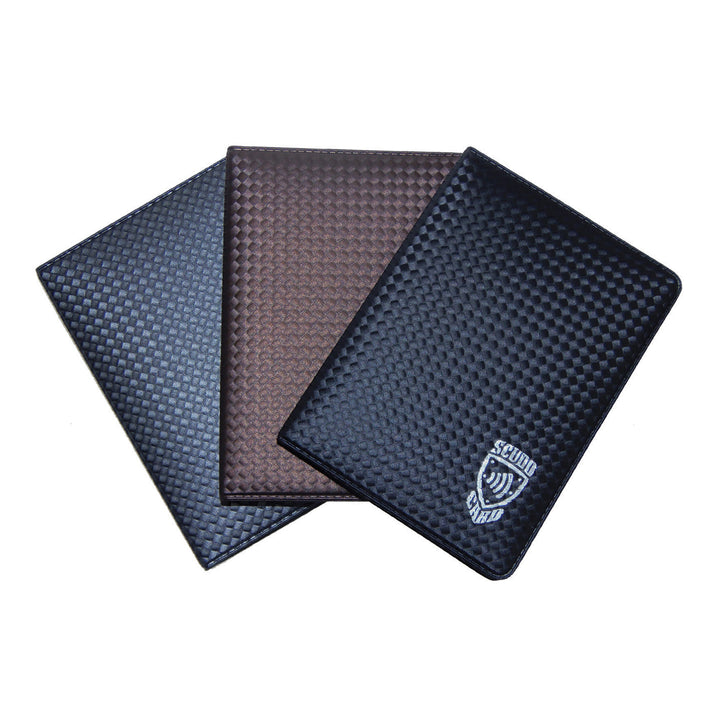 PORTACARD A LIBRO PLURICARD SCUDO CARBON