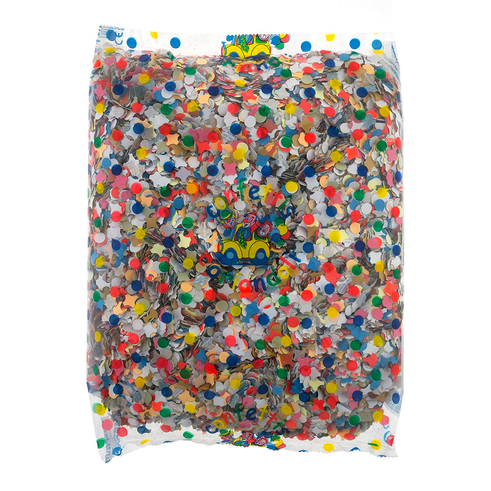 BUSTA CORIANDOLI MULTICOLOR 500G