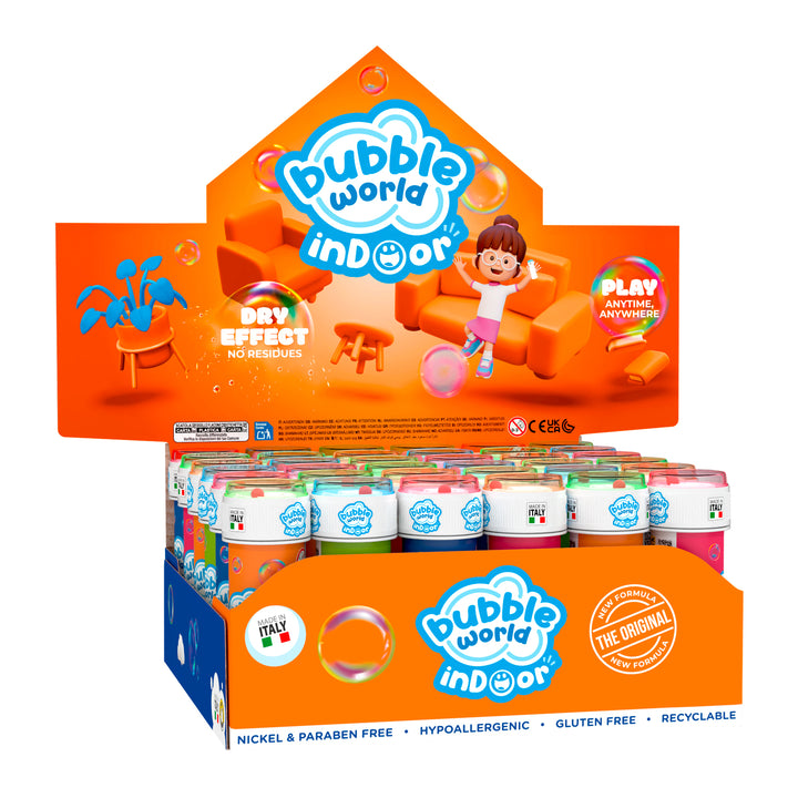 BOLLE DI SAPONE BUBBLE WORLD INDOOR 60ML