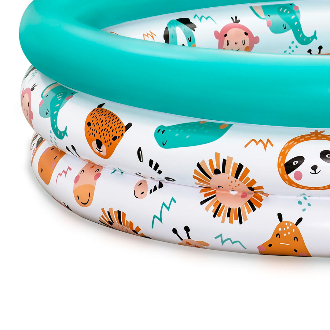 BW51008 PISCINA SAFARI PALS 3 ANELLI Ø102X25CM