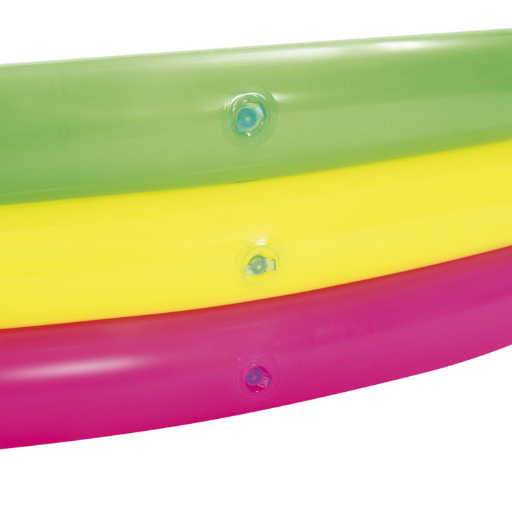 BW51103 PISCINA SWIM SQUAD 3 ANELLI CON FONDO GONFIABILE 152X30CM