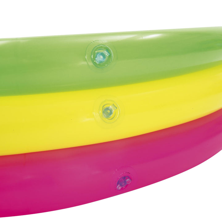 BW51104 PISCINA SWIM SQUAD 3 ANELLI CON FONDO GONFIABILE 102X25CM