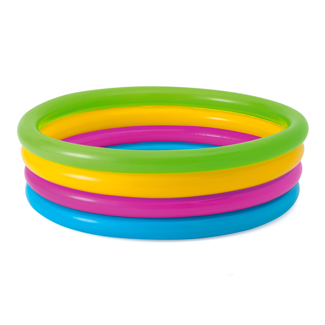BW51117 PISCINA SWIM SQUAD 4 ANELLI Ø157X46CM