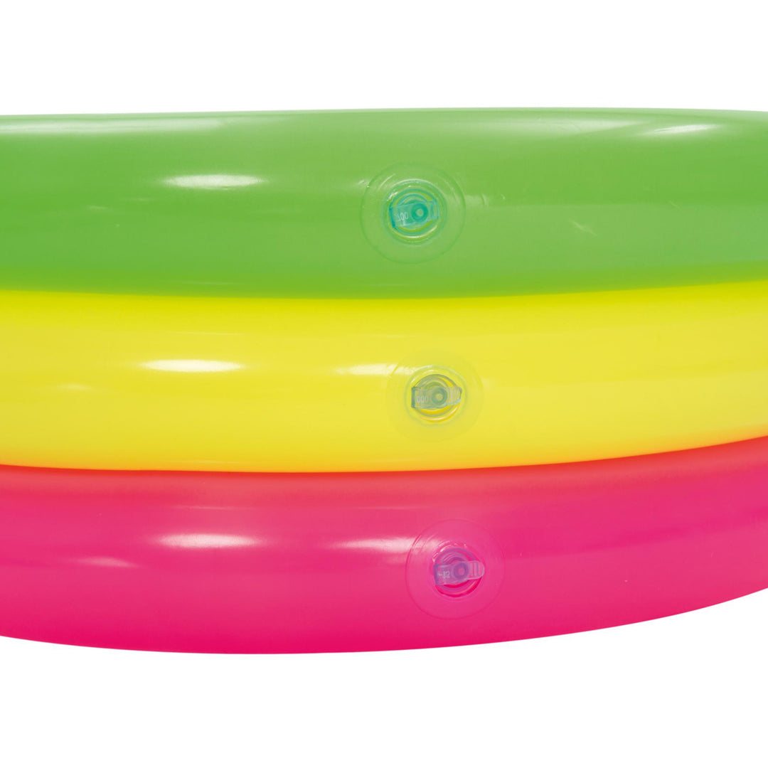 BW51128 PISCINA SWIM SQUAD 3 ANELLI CON FONDO GONFIABILE 70X24CM
