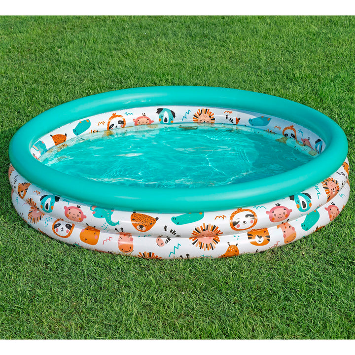 BW51226 PISCINA SAFARI PALS 3 ANELLI Ø122X25CM