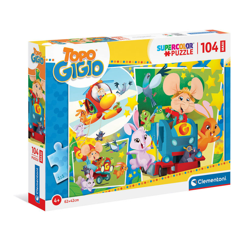 PUZZLE TOPO GIGIO - 104 PEZZI MAXI