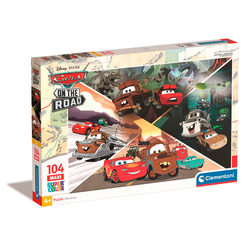 PUZZLE CARS - 104 PEZZI MAXI