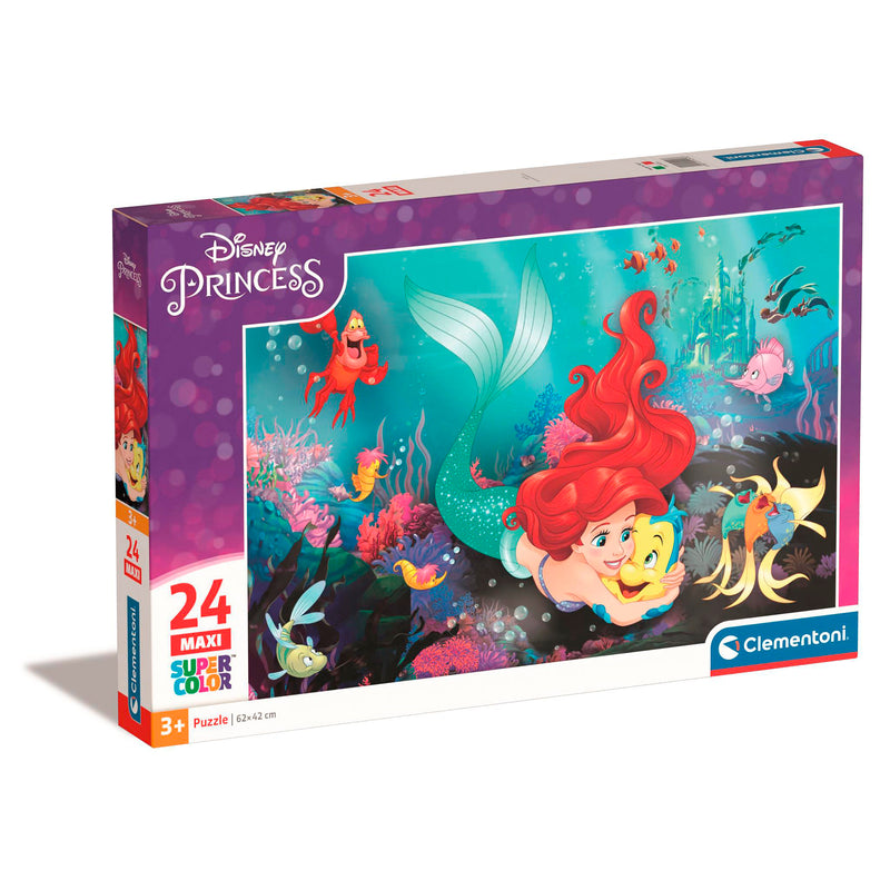 PUZZLE PRINCESS LITTLE MERMAID - 24 PEZZI MAXI