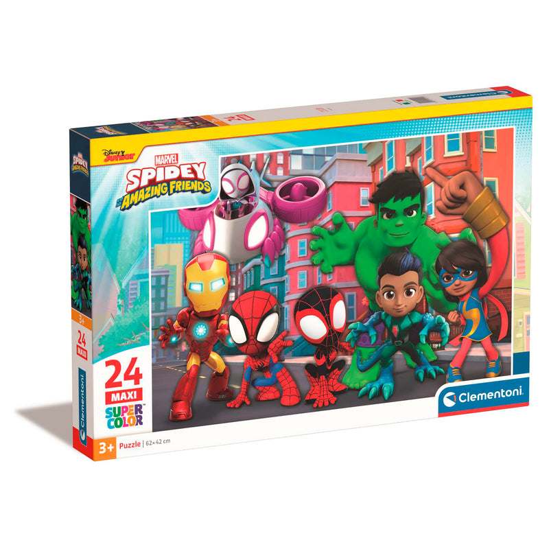 PUZZLE SPIDEY AND HIS AMAZING FRIENDS - 24 PEZZI MAXI