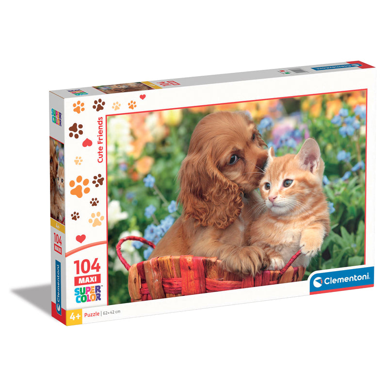 PUZZLE CUCCIOLI CUTE FRIENDS - 104 PEZZI MAXI