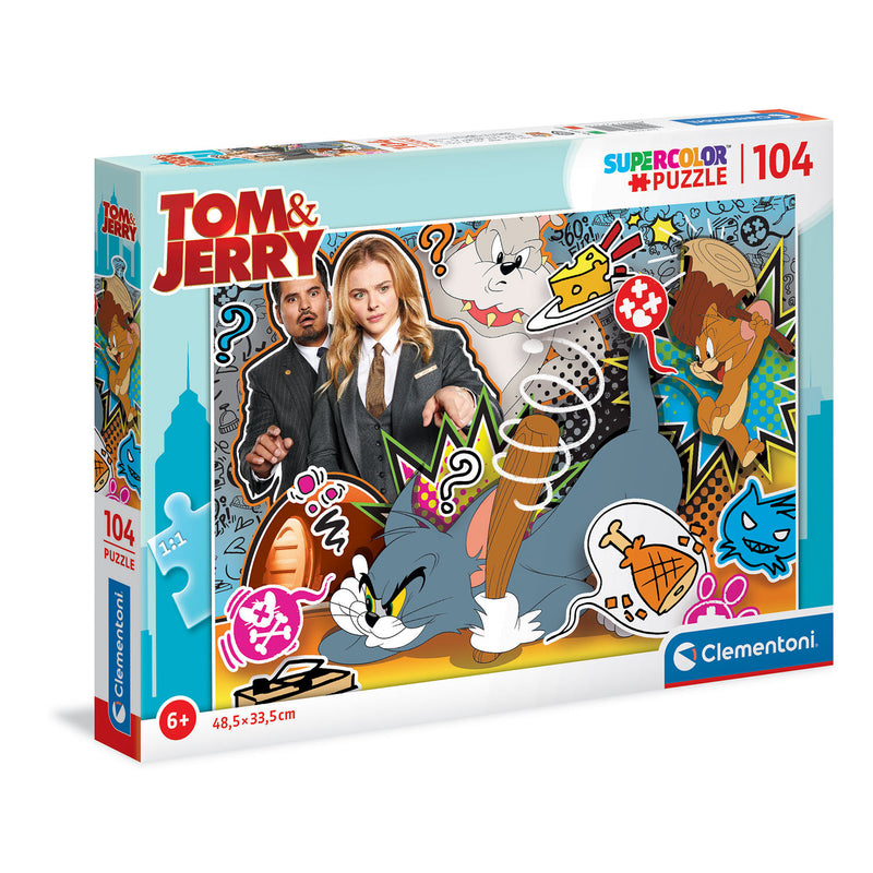 PUZZLE TOM E JERRY - 104 PEZZI