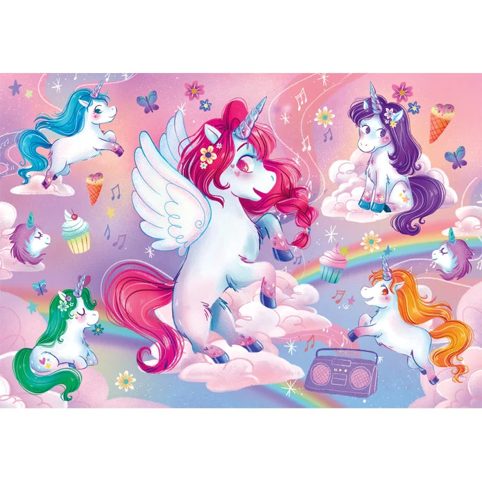 PUZZLE JOLLY UNICORNS - 24 PEZZI MAXI