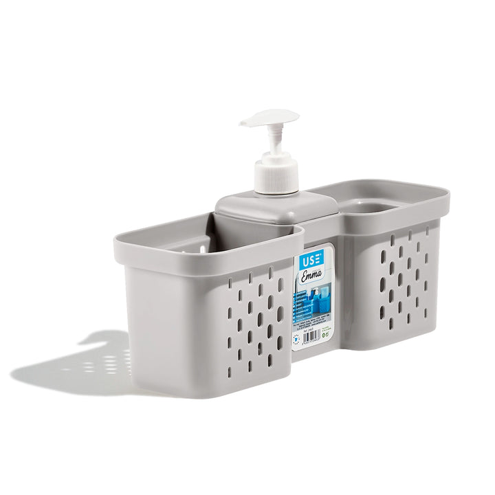 PORTASPUGNA EMMA 2 SCOMPARTI CON DISPENSER