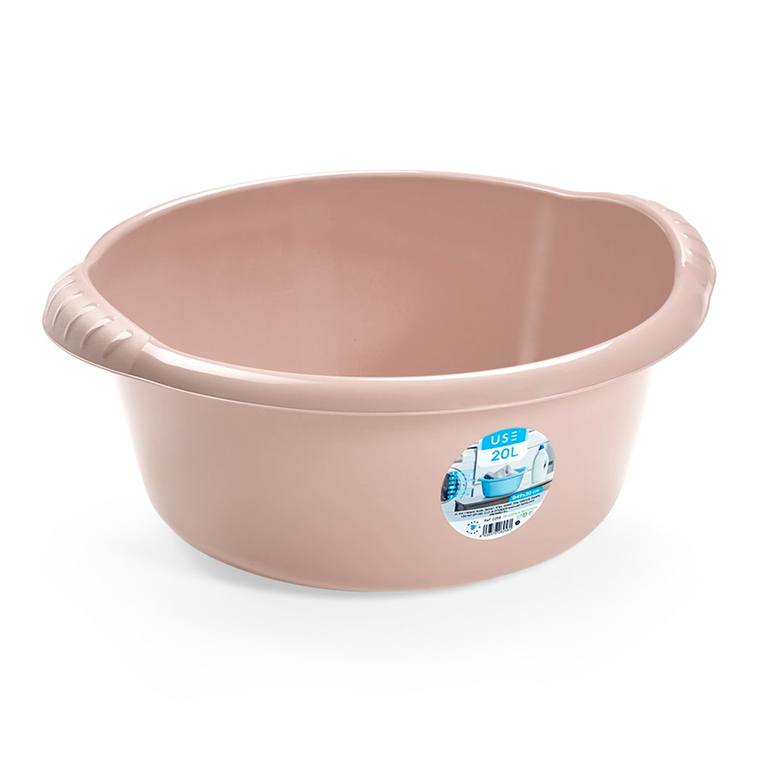Bacinella per biancheria in plastica KADAX, vasca rotonda da 30 litri con manici | Leroy Merlin Bacinella per biancheria in plastica KADAX, vasca rotonda da 30 litri con manici | Leroy Merlin