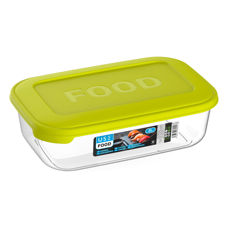 LUNCH BOX RETTANGOLARE 3000ML