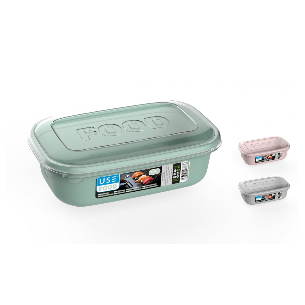 LUNCH BOX RETTANGOLARE 900ML