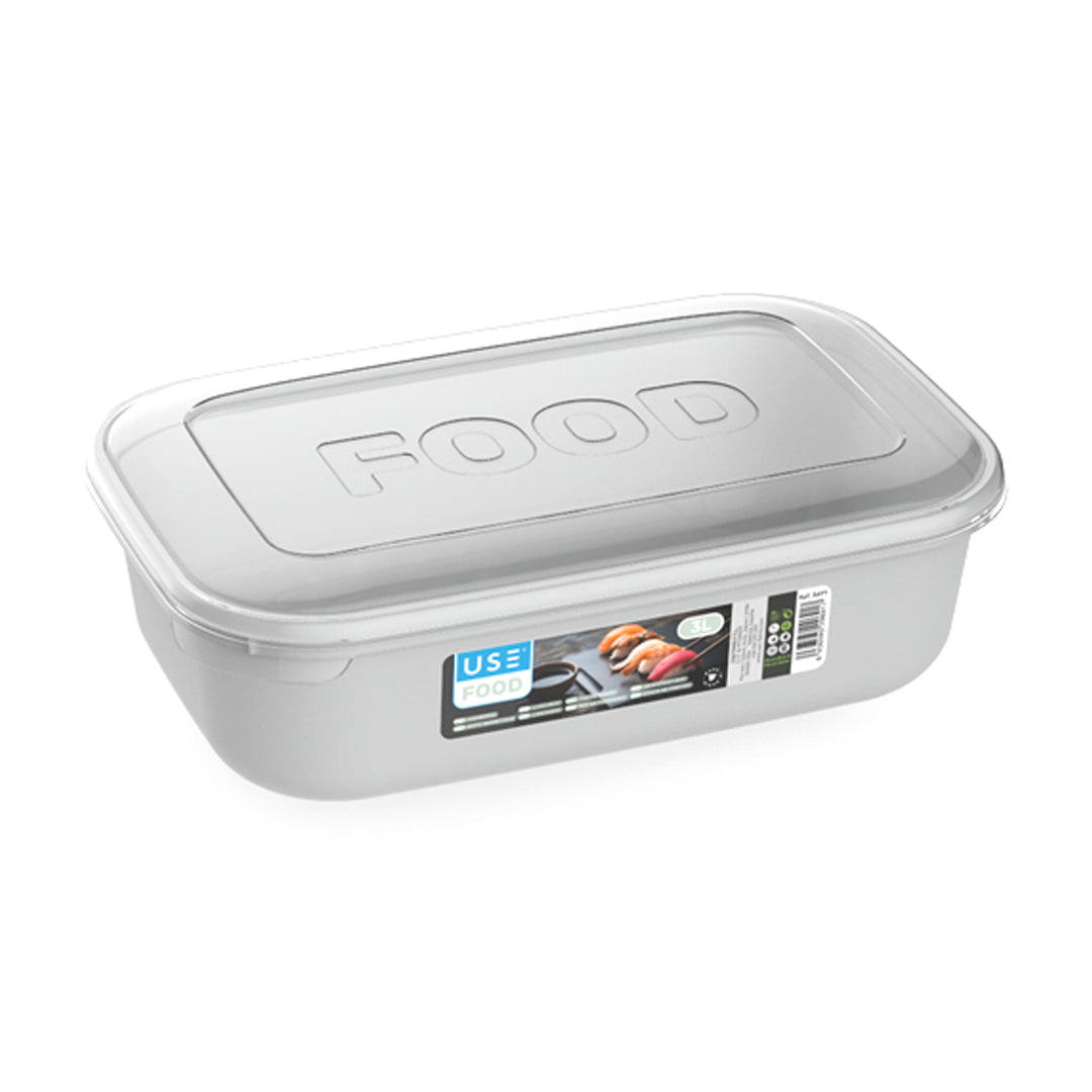 PORTA ALIMENTI RETTANGOLARE 3000ML