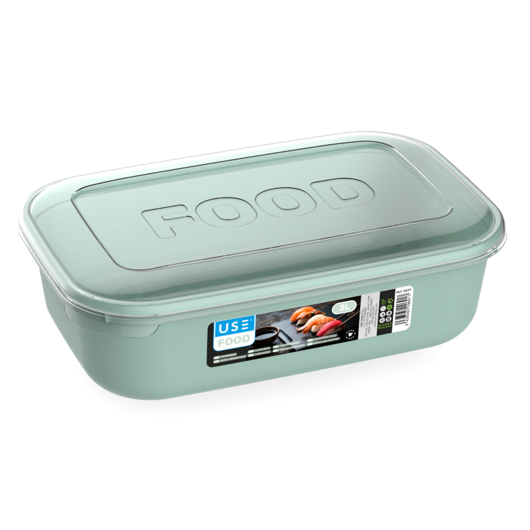 PORTA ALIMENTI RETTANGOLARE 3000ML