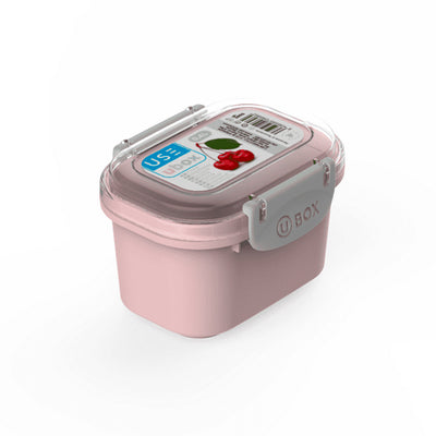 UBOX PORTA ALIMENTI RETTANGOLARE PASTELLO 400ML