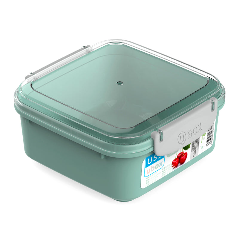 UBOX PORTA ALIMENTI QUADRATO PASTELLO 1300ML