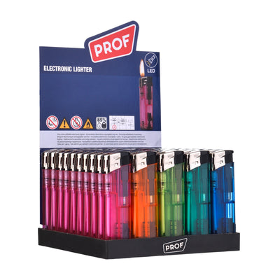 PROF 40804686 ACCENDINO TRASPARENTE SOFTFLAME CON LUCE