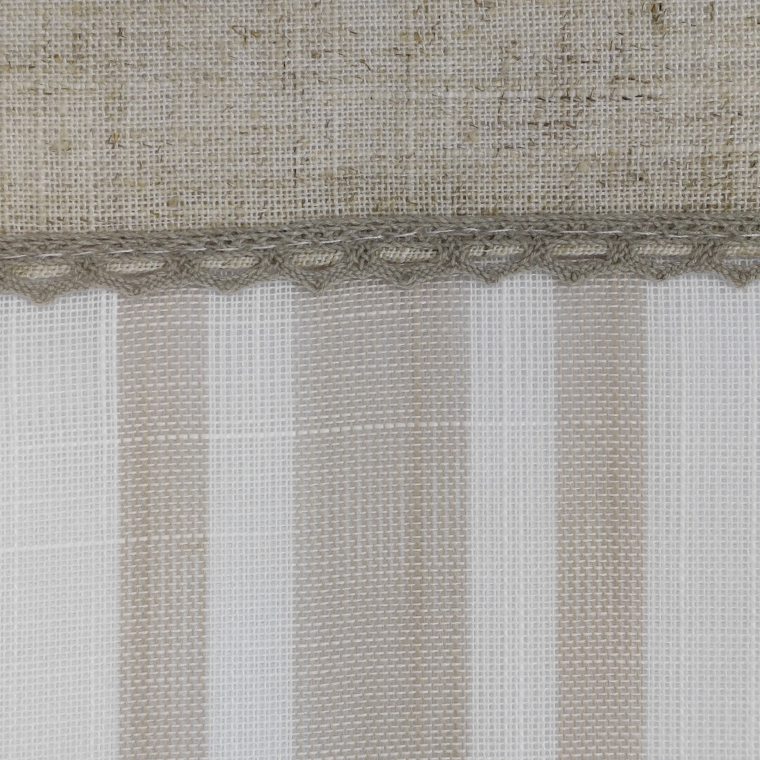 TENDA FILTRANTE IN SIMIL LINO 1 PANNELLO 140X275CM BEIGE