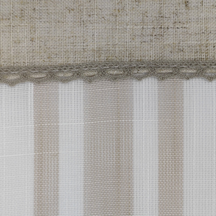 TENDA FILTRANTE IN SIMIL LINO 1 PANNELLO 140X275CM BEIGE