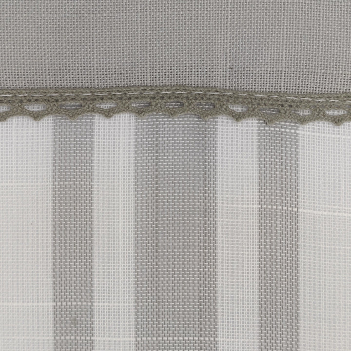 TENDA FILTRANTE IN SIMIL LINO 1 PANNELLO 140X275CM GRIGIO
